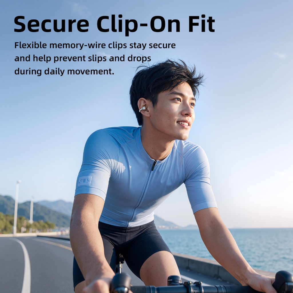Tai Nghe Bluetooth 5.3 Dạng Kẹp GOOJODOQ Không Đau Tai, Nghe Được Âm Thanh Xung Quanh, Pin 6 Giờ | BigBuy360 - bigbuy360.vn