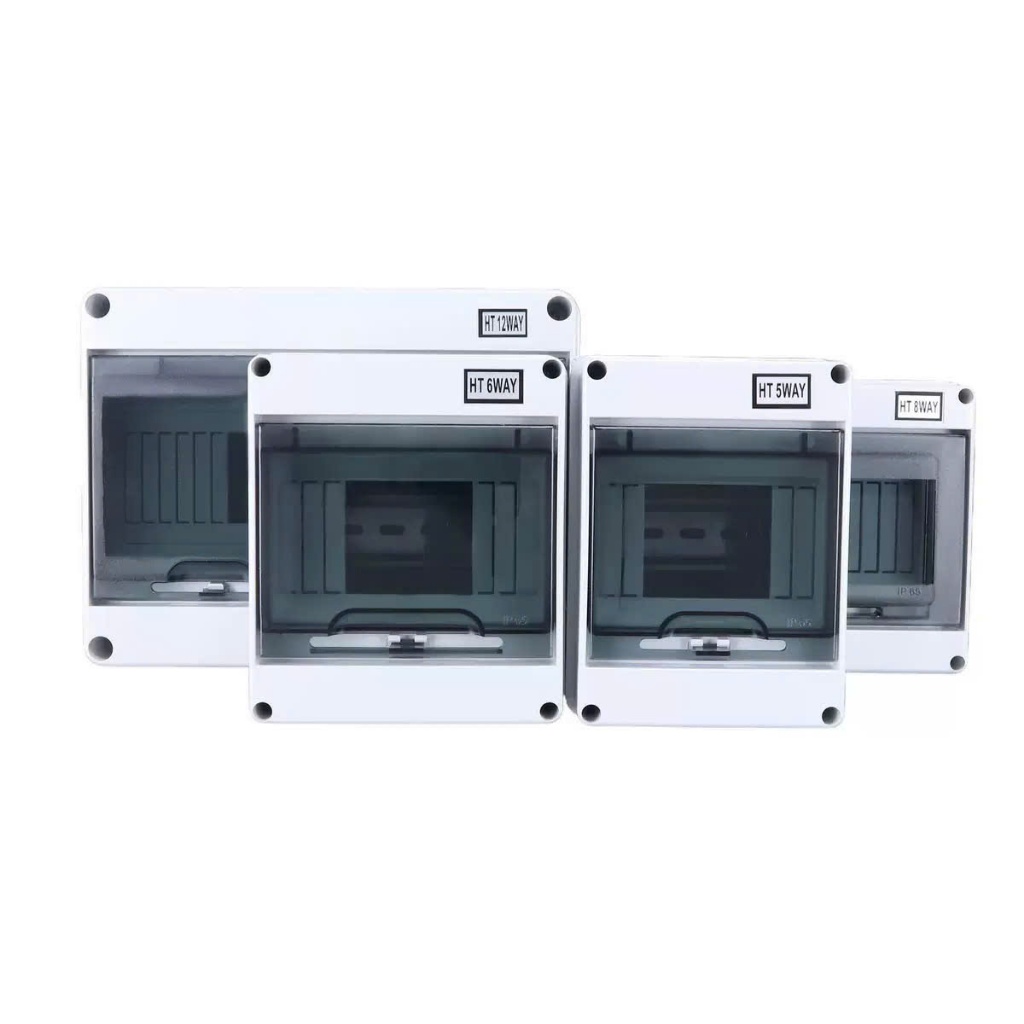 Tủ điện nhựa chống nước HT 5 WAY 8 WAY 12 WAY 15 WAY 18 WAY 24 WAY Hộp điện chống nước ngoài trời