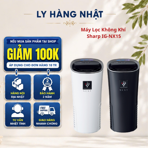 Máy Lọc Không Khí Sharp IG-NX15 Ion Plasma JINHOME