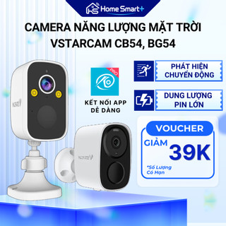 Camera ngoài trời VSTARCAM CB54 chống nước mạnh mẽ IP66, dung lượng pin lớn 5000mAh, chất lượng siêu nét