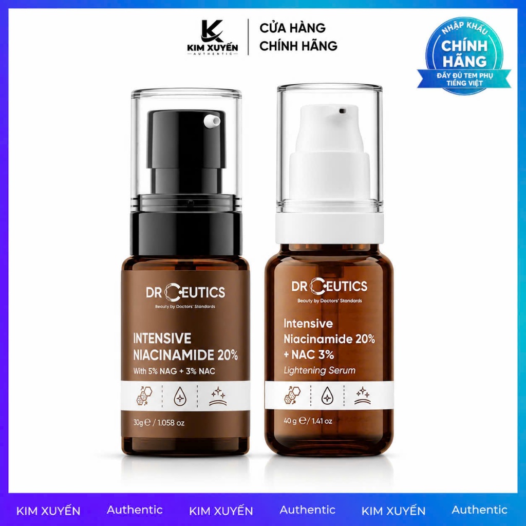 [B3 20%] Serum Dr Ceutics B3 Intensive Niacinamide 20% 30G/40G