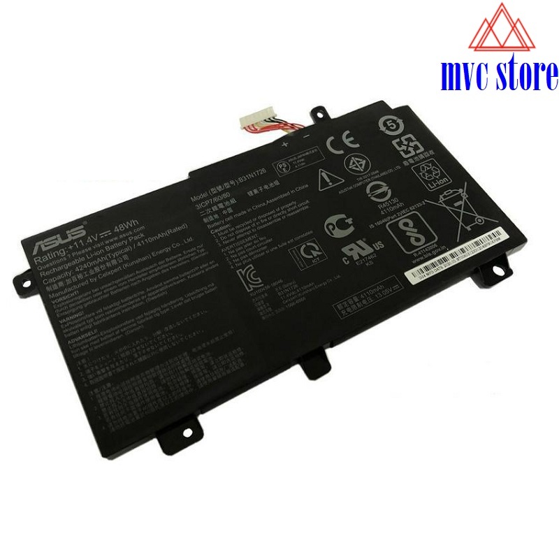 Pin laptop Asus Gaming FA506 FA506NF FA506I FX80 FX80GE FA506II FA506IH B31N1726 48Wh Cáp Ngắn