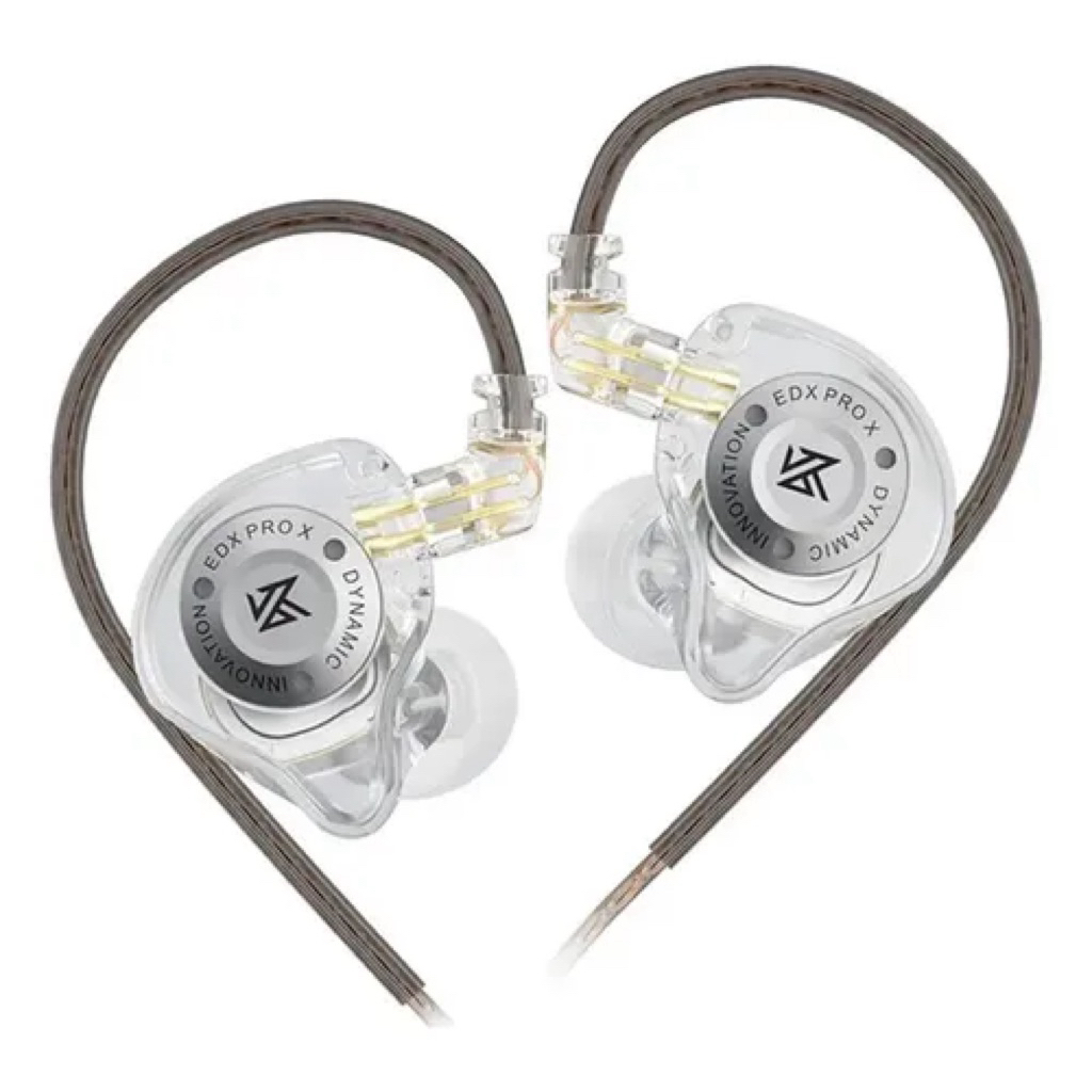 (Gearzone) Tai nghe nhét tai In Ear IEM KZ EDX PRO X HiFi Stereo, cáp tháo rời 0,75mm, khử tiếng ồn