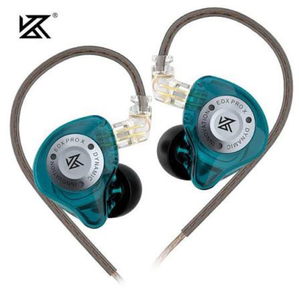 Tai nghe nhét tai In Ear IEM KZ EDX PRO X HiFi Stereo, cáp tháo rời 0,75mm, khử tiếng ồn, âm nhạc th