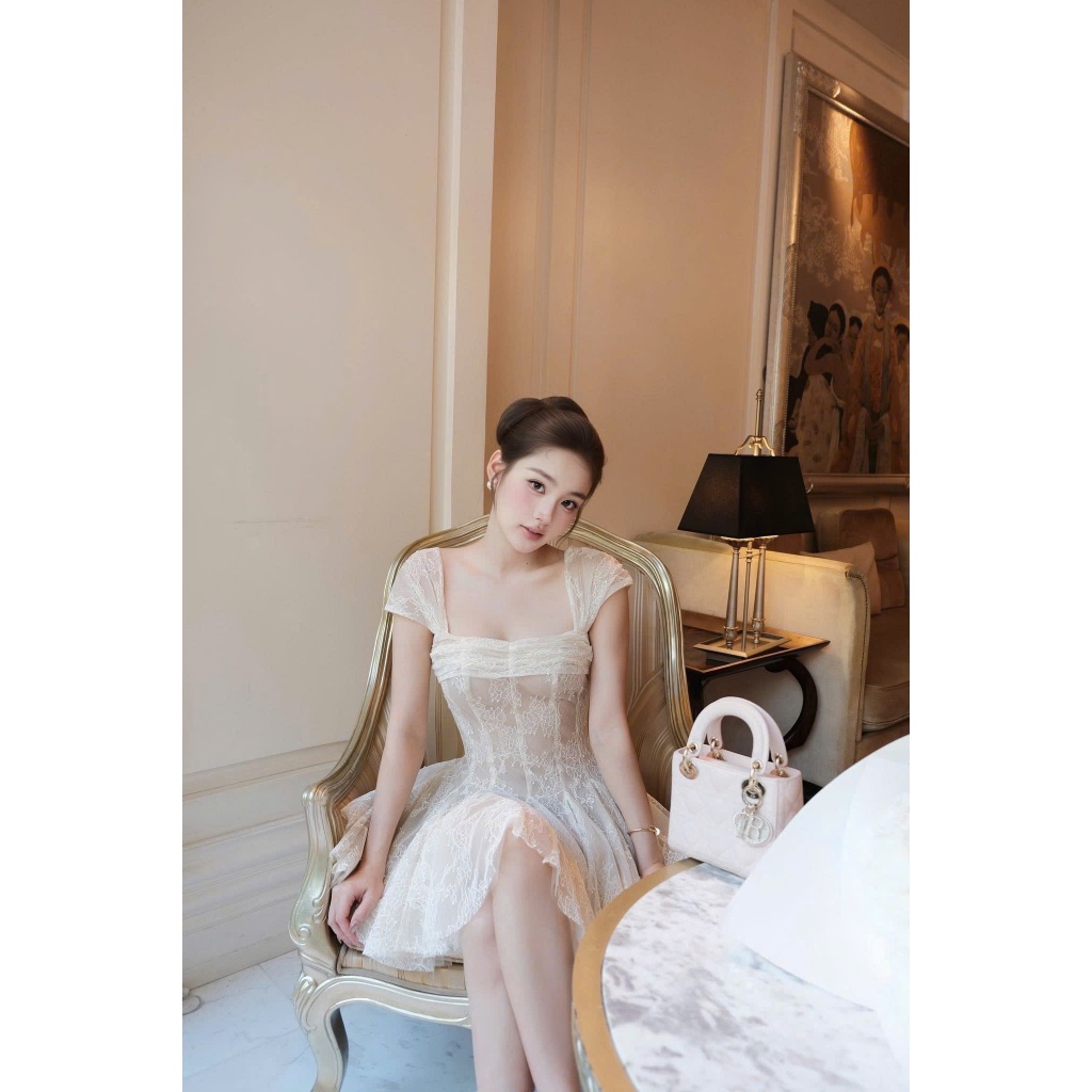 Đầm tiểu thư dáng xoè phong cách thanh lịch basic - SERENA | BigBuy360 - bigbuy360.vn