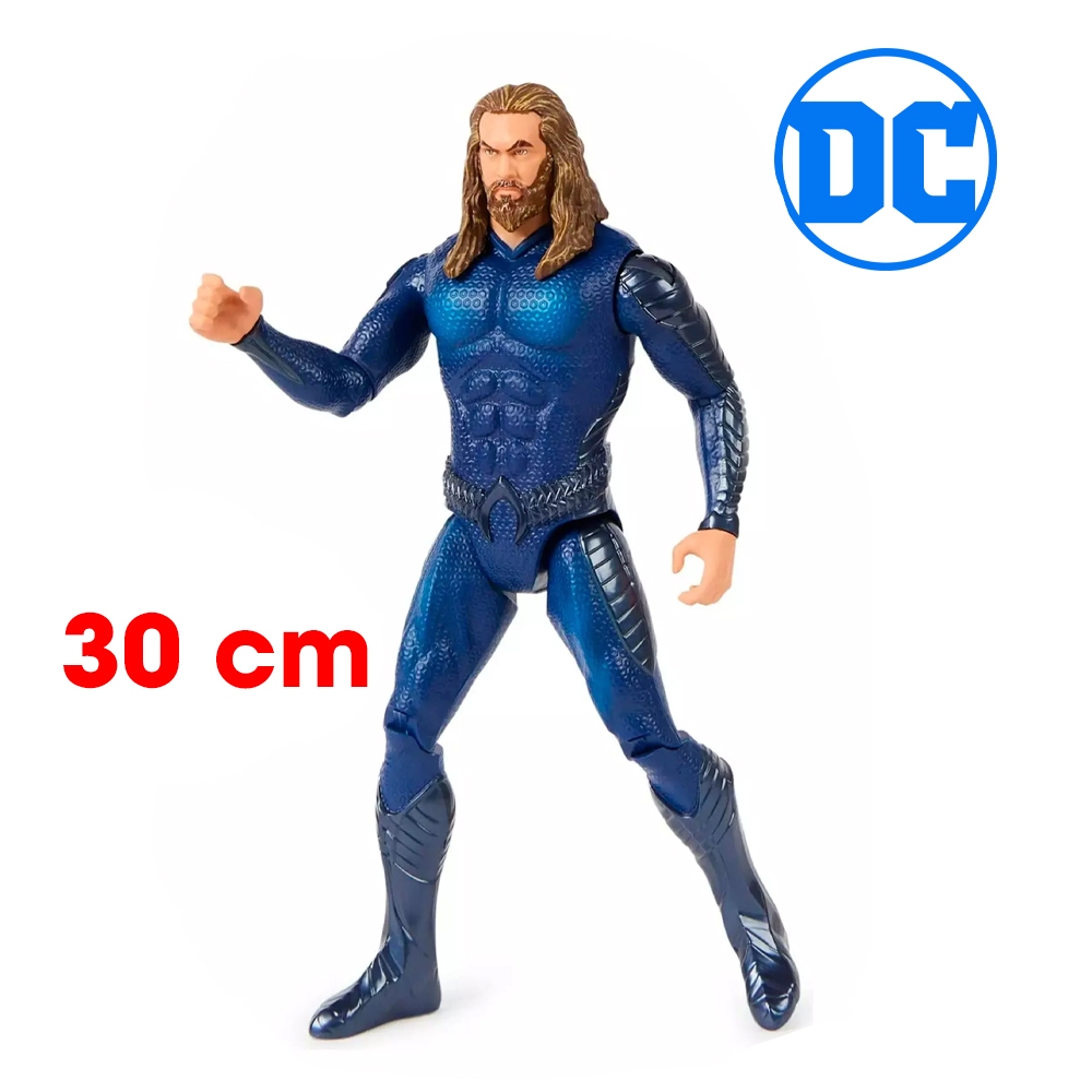((Chính hãng SpinM)(Nobox) Mô hình đồ chơi có khớp Aquaman 30 cm DC Comics