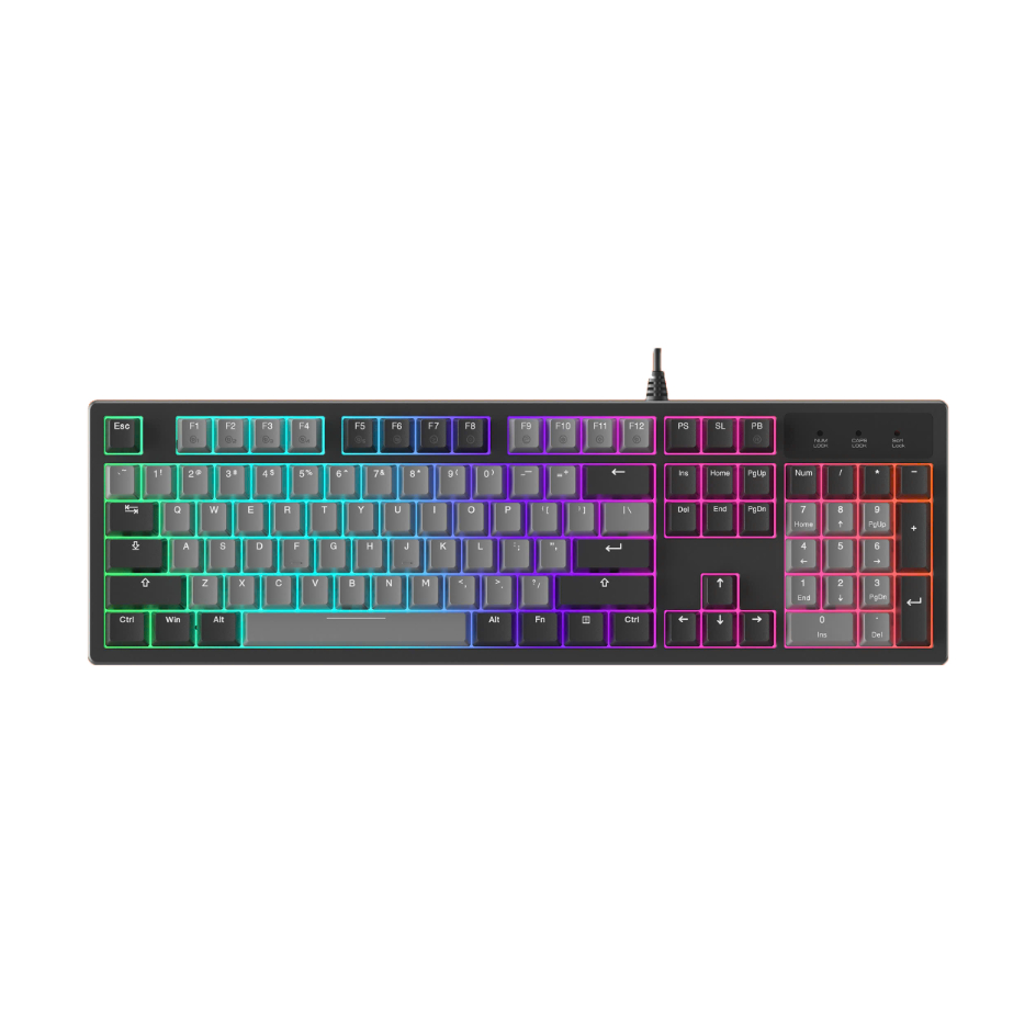 Bàn phím DareU EK104 Rainbow White Black Dream Switch