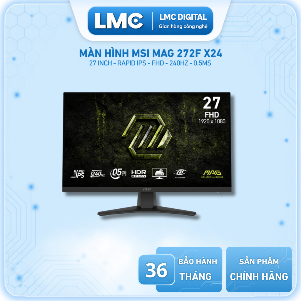 Màn hình MSI MAG 272F X24 IPS 27inch FHD 240Hz HDR