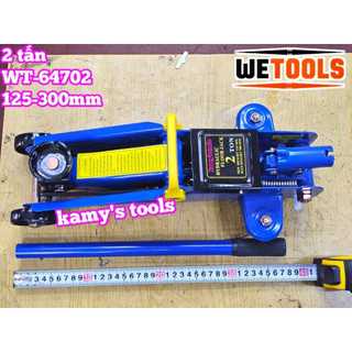 KÍCH ĐỘI CÁ SẤU 2 TẤN CAO 125-300MM WETOOLS WT-64702 (KÍCH CÁ SẤU, CON ĐỘI Ô TÔ)