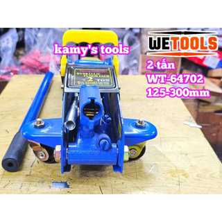 KÍCH ĐỘI CÁ SẤU 2 TẤN CAO 125-300MM WETOOLS WT-64702 (KÍCH CÁ SẤU, CON ĐỘI Ô TÔ)