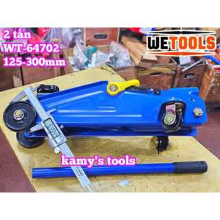 KÍCH ĐỘI CÁ SẤU 2 TẤN CAO 125-300MM WETOOLS WT-64702 (KÍCH CÁ SẤU, CON ĐỘI Ô TÔ)