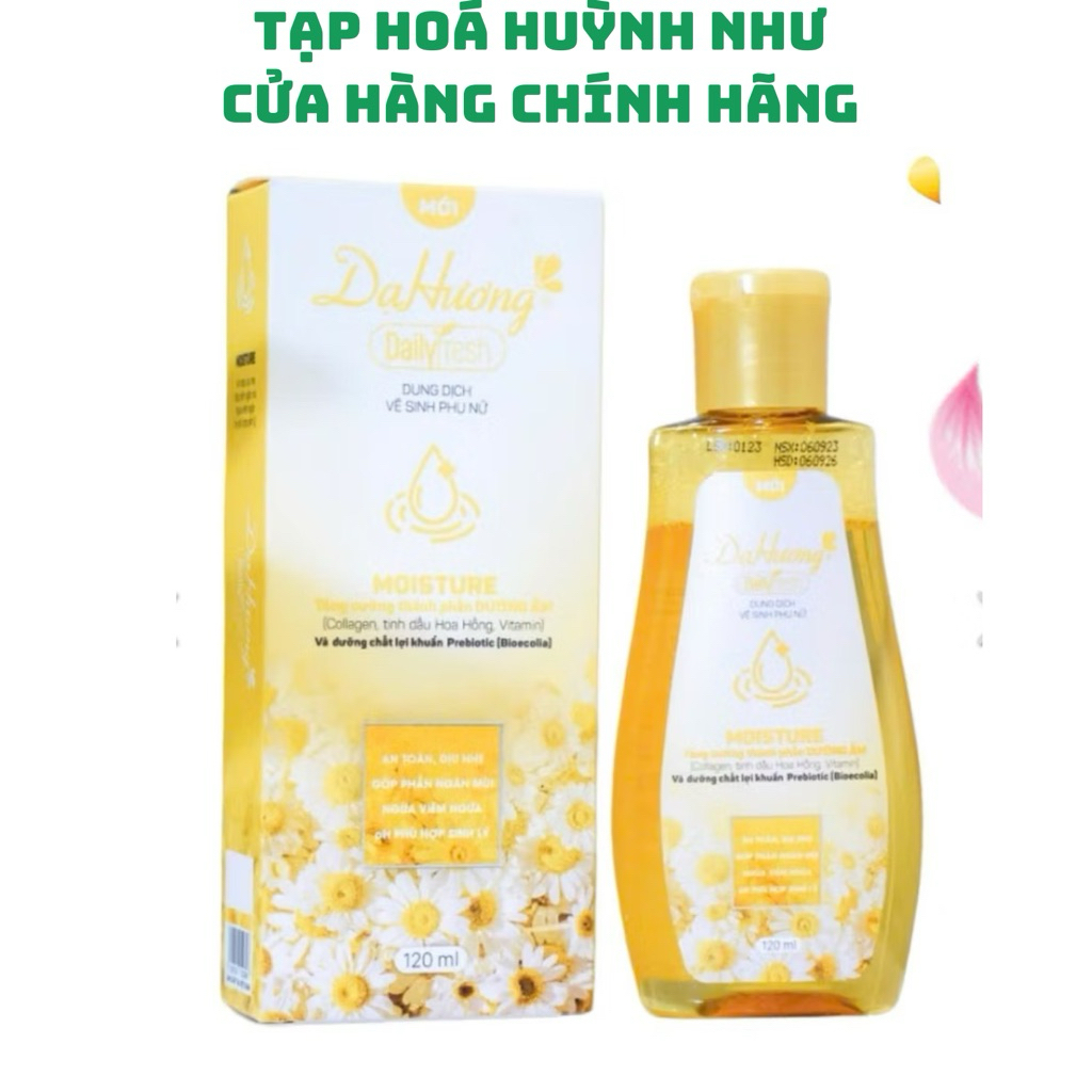 [CHÍNH HÃNG] [Che tên]Dung dịch vệ sinh phụ nữ Dạ Hương Daily Fresh Moisture (145ml)....