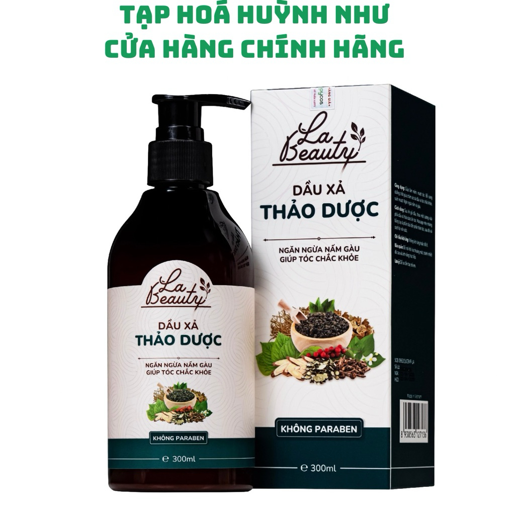 [CHÍNH HÃNG]{chai 300ml}Dầu xả Thảo Dược La Beauty nuôi dưỡng da đầu, cho tóc suôn mượt
