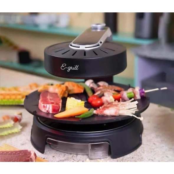 Bếp Nướng Xoay Tròn Không Khói/Không Mùi E-Grill (bản điện tử)