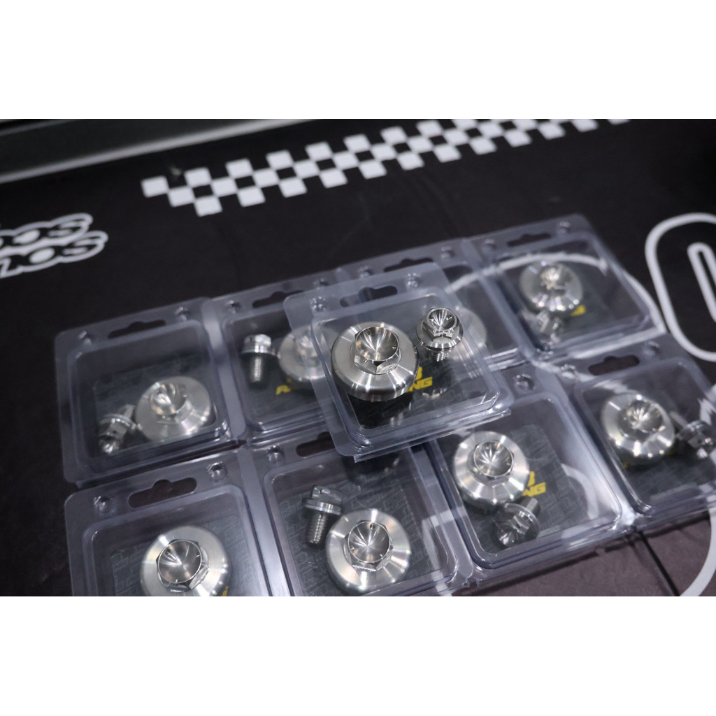 Ốc xả nhớt và nắp lọc nhớt 128 racing