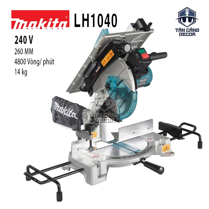 Máy Cưa Bàn Đa Góc 1650W Makita LH1040 – Lưỡi 255–260mm, 2 in 1