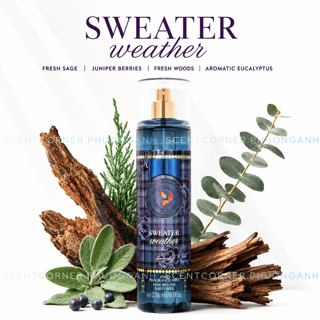 [ Mini để thử mùi ] SWEATER WEATHER - Xịt thơm Body Mist