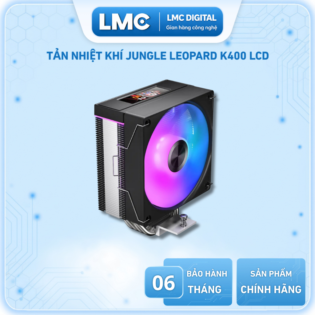 Tản Nhiệt khí Jungle Leopard K400 LCD ( Màn hình 2.99 inch )