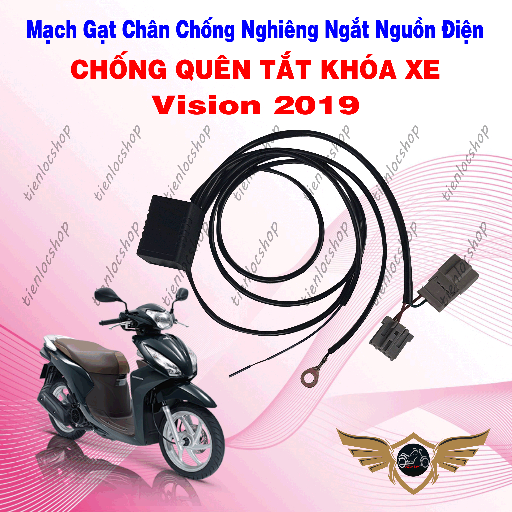 Bộ Mạch Bảo Vệ Bình Ắc Quy Chống Quên Tắt Khóa Cho Xe Honda Vision 2019 Cực Dễ An Toàn