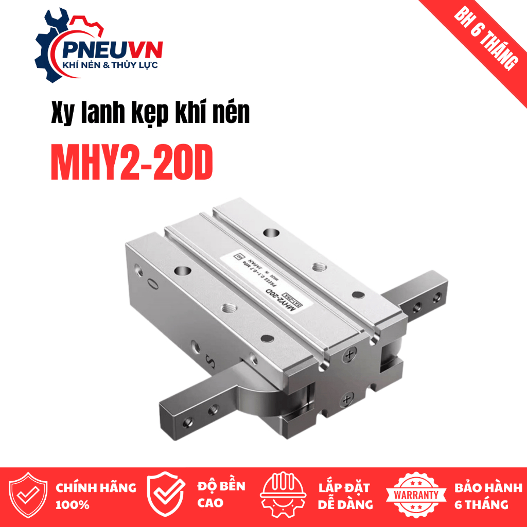 Xy lanh kẹp MHY2 series MHY2-10D/MHY2-16D/MHY2-20D/MHY2-25D dùng làm tay gắp khí nén