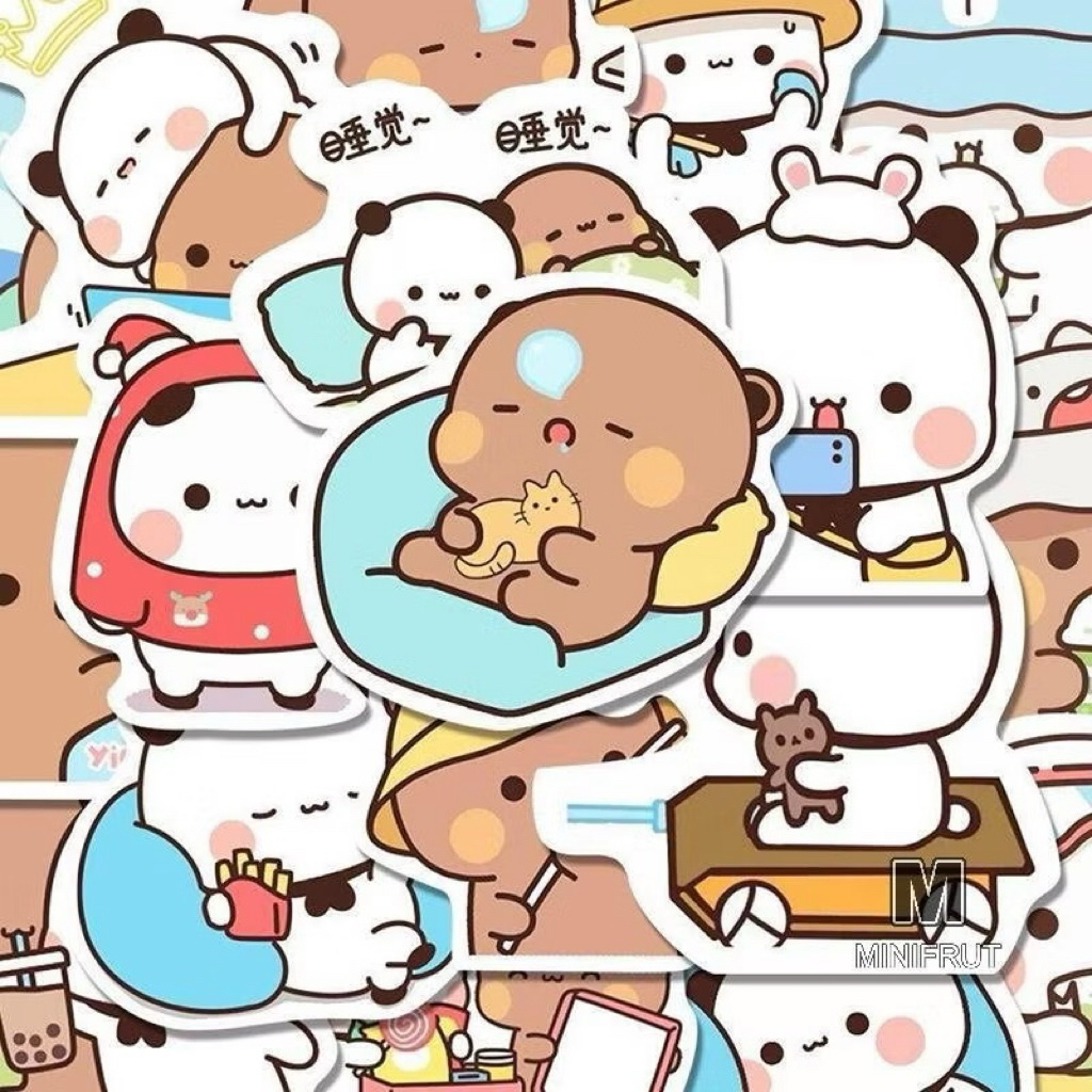 Sticker Bubu Dudu UV chống nước tuyệt đối