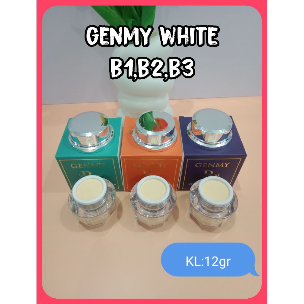 [Mới]Kem Genmy White B2 B3 giảm nám trắng da