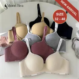 Áo Lót Nữ Đúc Su Mút Dày 3-5CM Không Gọng Mềm Mại Thoải Mái Nâng Đẩy Vòng 1, Áo Ngực Đệm Dày Tạo Khe Cao Cấp