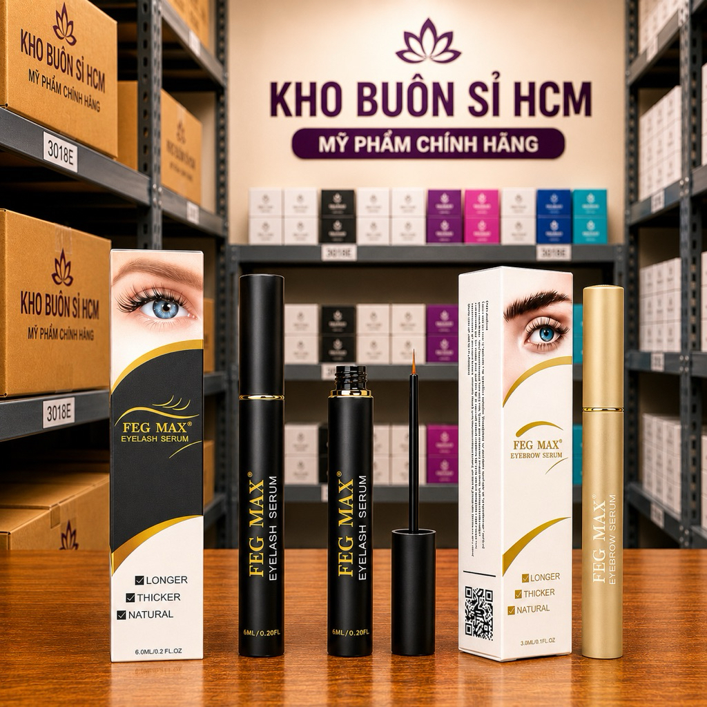 Dưỡng mi FEG Max Serum phiển bản cải tiến, hiệu quả hơn gấp 5 lần 6ML