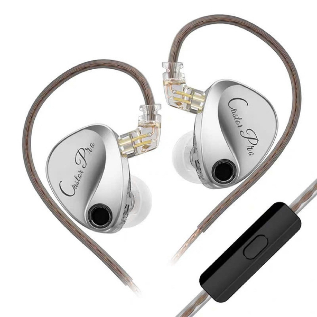 (Gearzone) Tai nghe nhét tai IEM KZ Castor Pro 2 Driver Dynamic (10mm + 10mm) xếp chồng, âm thanh nổ