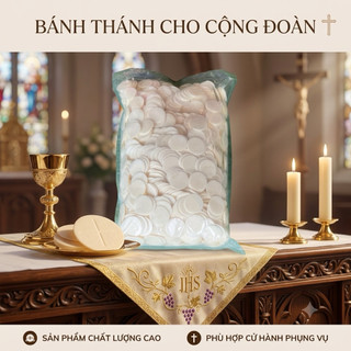 Bánh Lễ Tròn Công Giáo 1kg - 2 Loại
