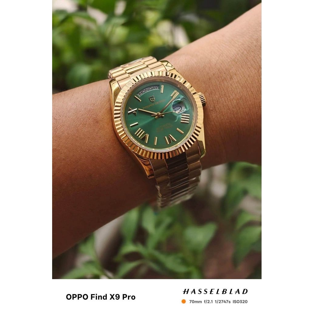 Đồng hồ Pagani Design dáng daydate cho nam