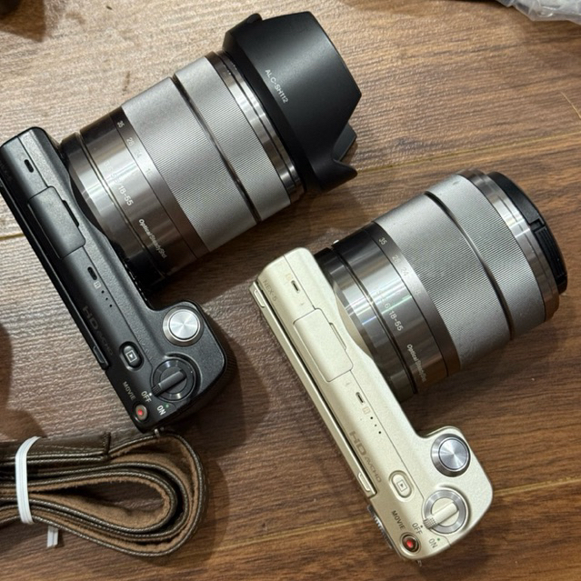 Máy ảnh sony nex5 kèm lens 18-55mm cho người mới