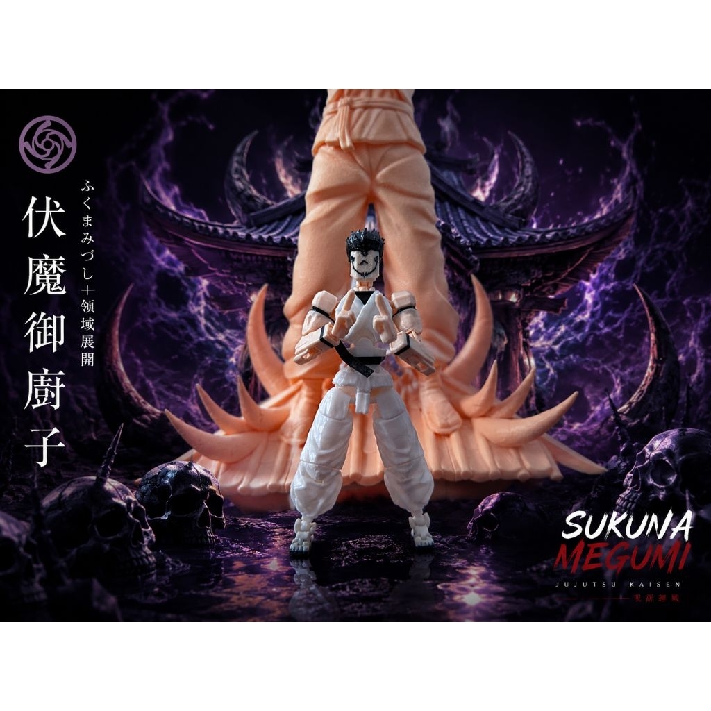 Sukuna megumi jjk, dummy 13, sukuna có khớp, có nhiều tay thay thế, lắp sẵn