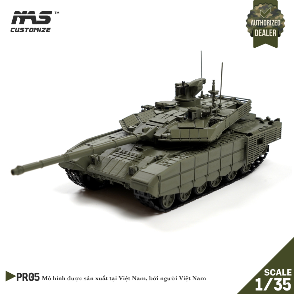 [NAS 1:35] Mô hình xe tăng Nga T-90M 1/35, Mô hình quân sự lắp ráp xe tăng Nga T90-M tỉ lệ 1:35