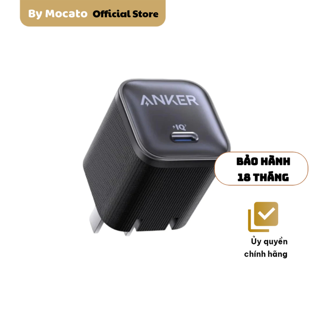 Sạc nhanh Anker Nano 45W A2692, PowerIQ 3.0, PPS, bảo hành 18 tháng