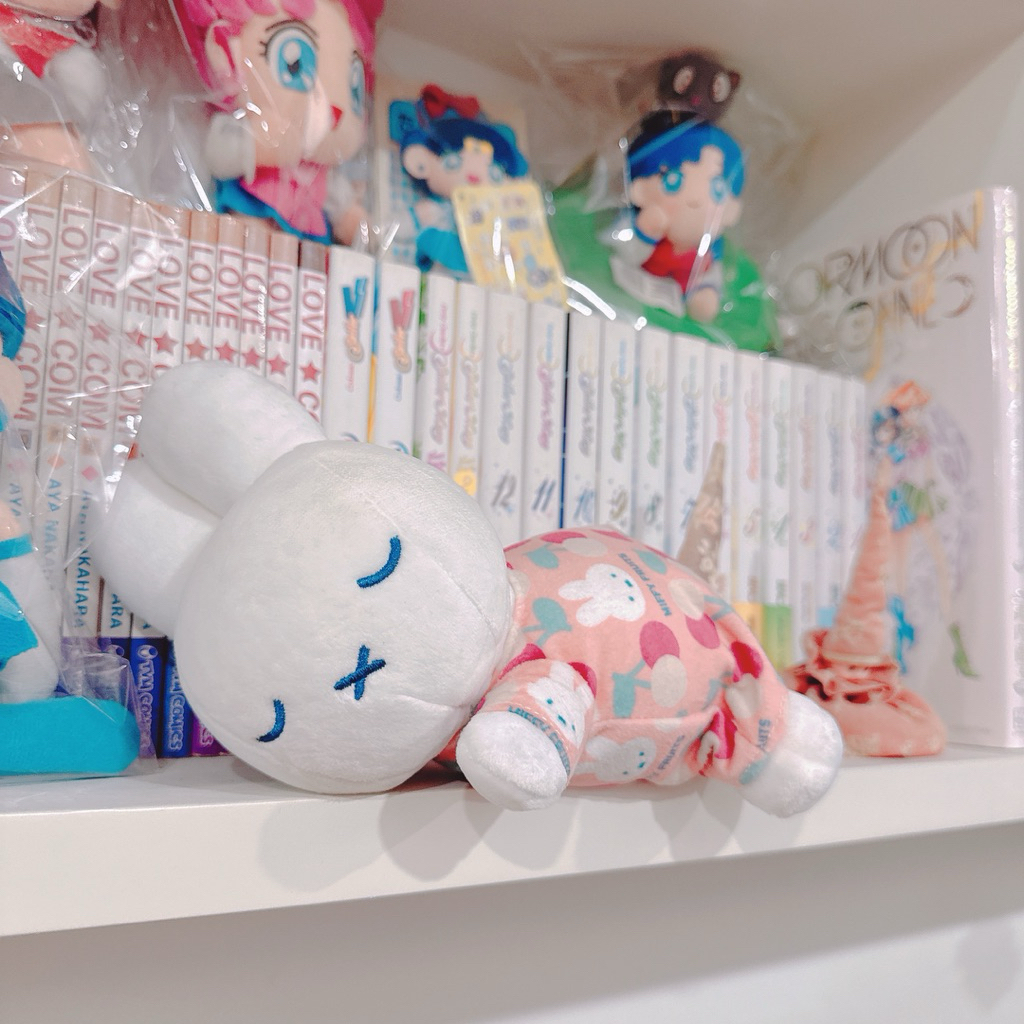 [HIẾM] Bông thỏ Miffy cherry ngủ chính hãng Nhật - Plush Suyasuya Friend Miffy Cherry Ver. Bruna MIF
