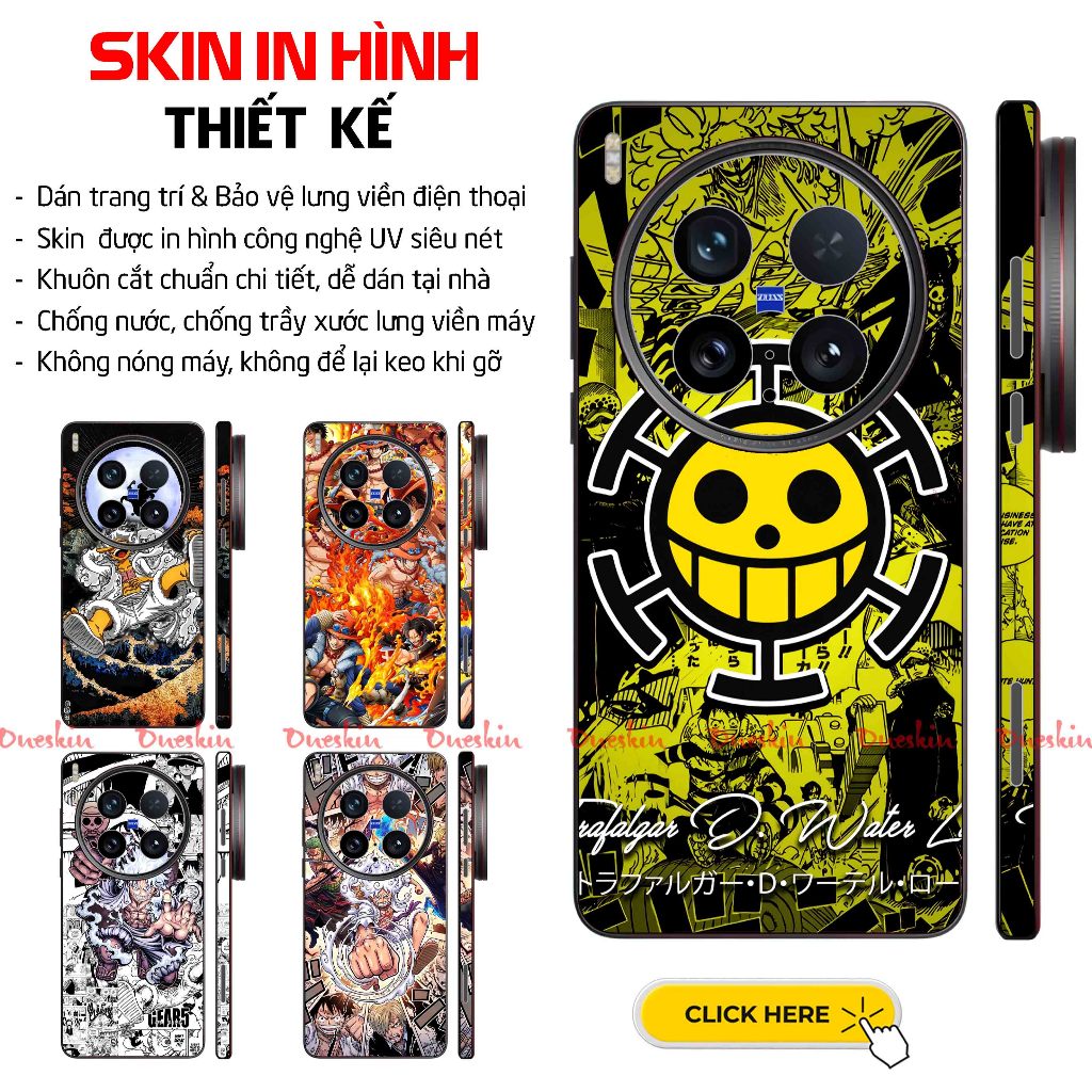 Dán Skin Lưng Viền Onepice - Zozo Vivo X300, X300 Pro, X300 Ultra | Khuôn Cắt CNC, Dễ Dán Tại Nhà