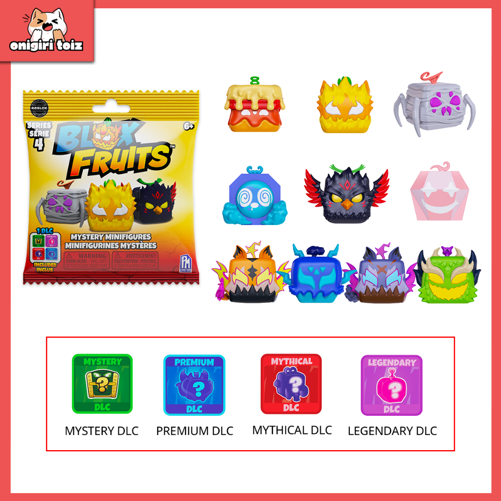 [Hỏa Tốc] Đồ Chơi ROBLOX - Mô Hình BLOX FRUITS Series 4 - Thú Bông BLOX FRUIT - Có Kèm CODE