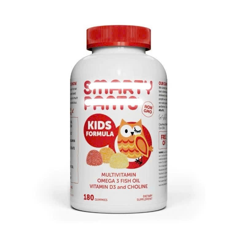 Kẹo Dẻo Vitamin Tổng Hợp SmartyPants Kids 120 Viên - Bổ Sung Omega-3, Vitamin D3 & Choline Cho Bé Từ