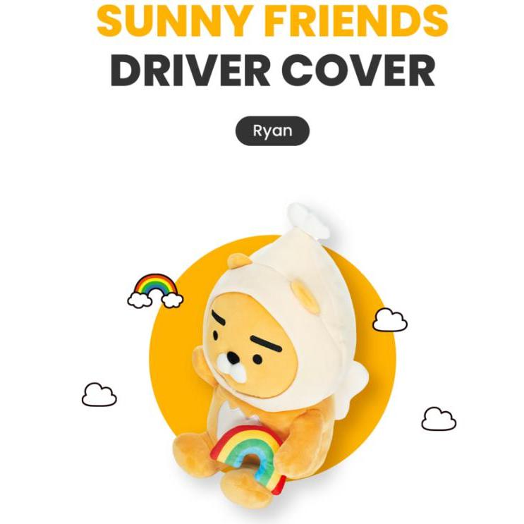 Gấu Ryan bọc đầu gậy Driver - Sunny Friends Driver Cover : Kakao Friends Golf