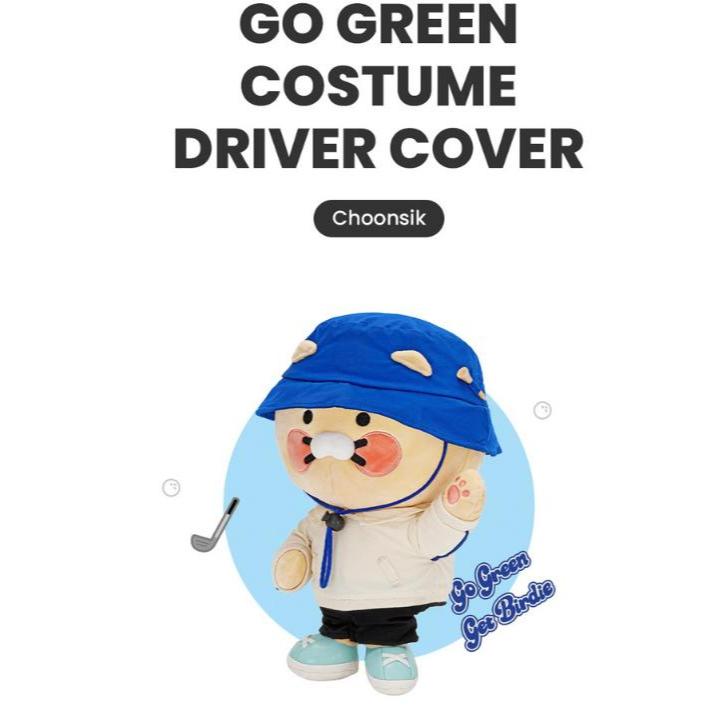 Gấu Choonsik bọc đầu gậy Driver - Gogreen Costume Driver Cover : Kakao Friends Golf
