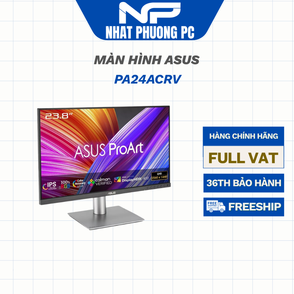 Màn hình Asus ProArt PA24ACRV 24 inch IPS 2K 75Hz