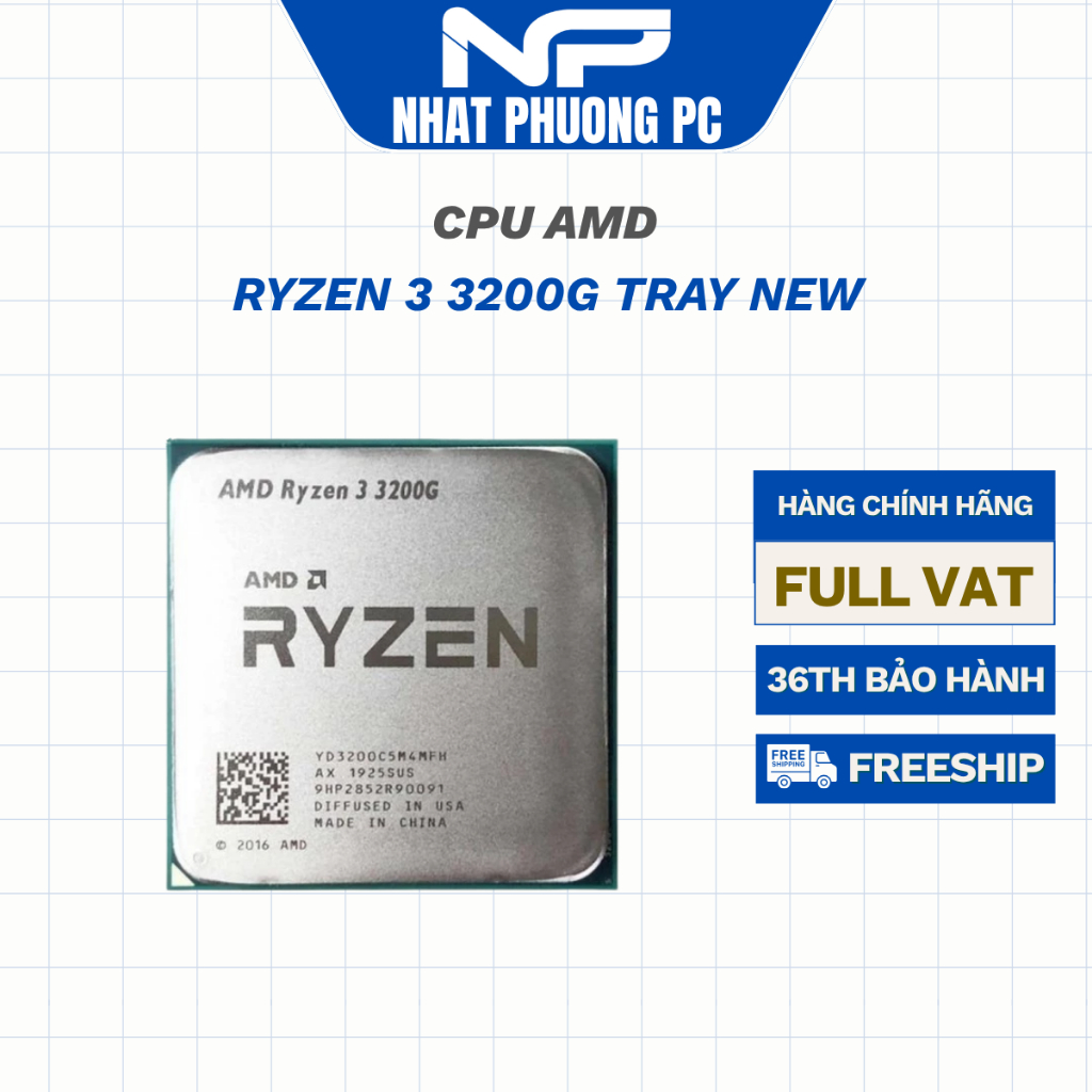 CPU AMD RYZEN 3 3200G TRAY NEW
