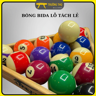 Bóng Bida BI A Đài Loan Tách Lẻ- Bi Số 1-2-3-4-5-6-7-8-9-10-11-12-13-14-15- BIDA TRƯỜNG THỌ