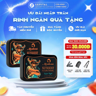 Sáp Vuốt tóc Menitems Perfect Night 50/100G | Sáp dưỡng tạo kiểu tự nhiên - Hương nước hoa lôi cuốn