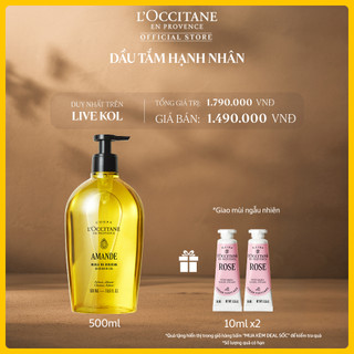 [LIVE] Dầu Tắm Hạnh Nhân L'Occitane Almond Shower Oil 500ml