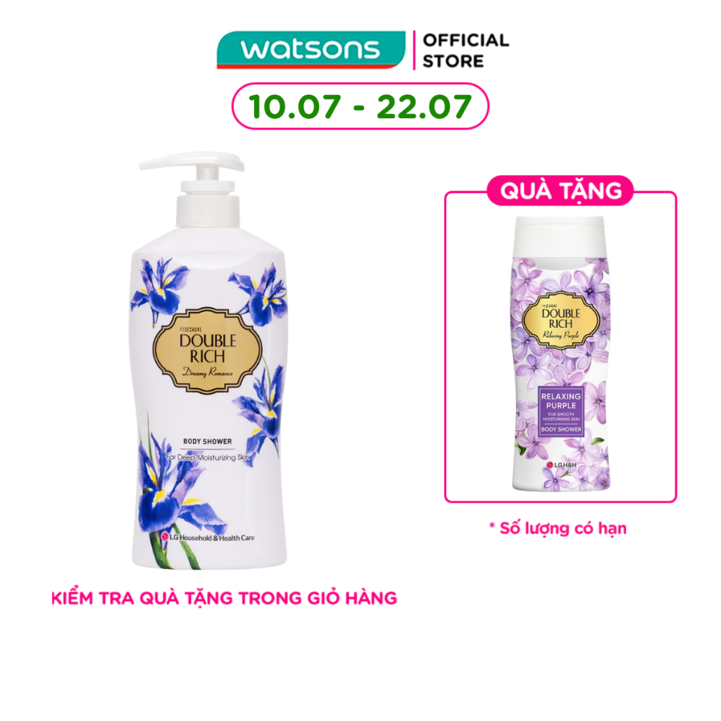 Sữa Tắm Double Rich Hoa Iris 550g