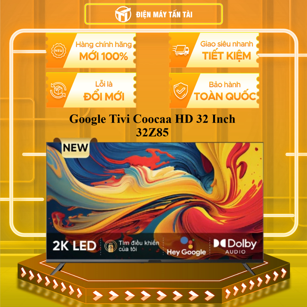(HCM) - 32Z85 - Google Tivi Coocaa HD 32 Inch 32Z85
