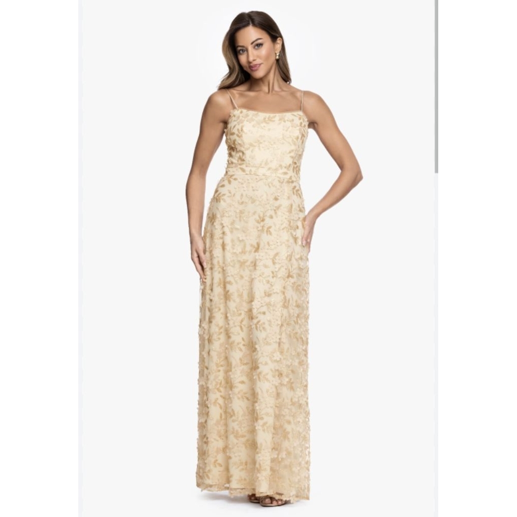 Đầm dạ hội xẻ tà vnxk dư BY XSCAPE size 14(N103-108,E88-93)