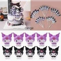 [5 SET] CẮM KUROMI trang trí bánh kem - SET giấy Kuromi hot trend chủ đề mới